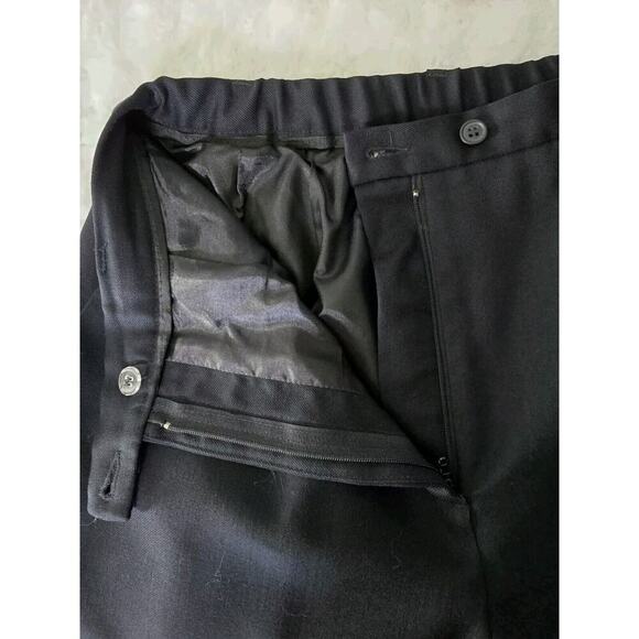 Pendleton Wool Pants Women 10P Black High Waist Pleated USA Workwear Career - Picture 7 of 12